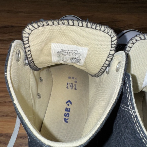 CONVERSE Chuck Taylor All Star Black High Top
Shoes SIZE 9 Black - Picture 8 of 8